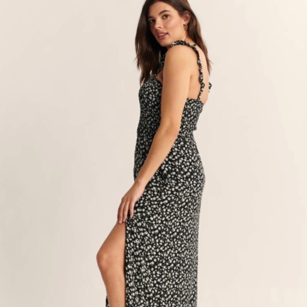 Abercrombie Smocked Midi Dress
